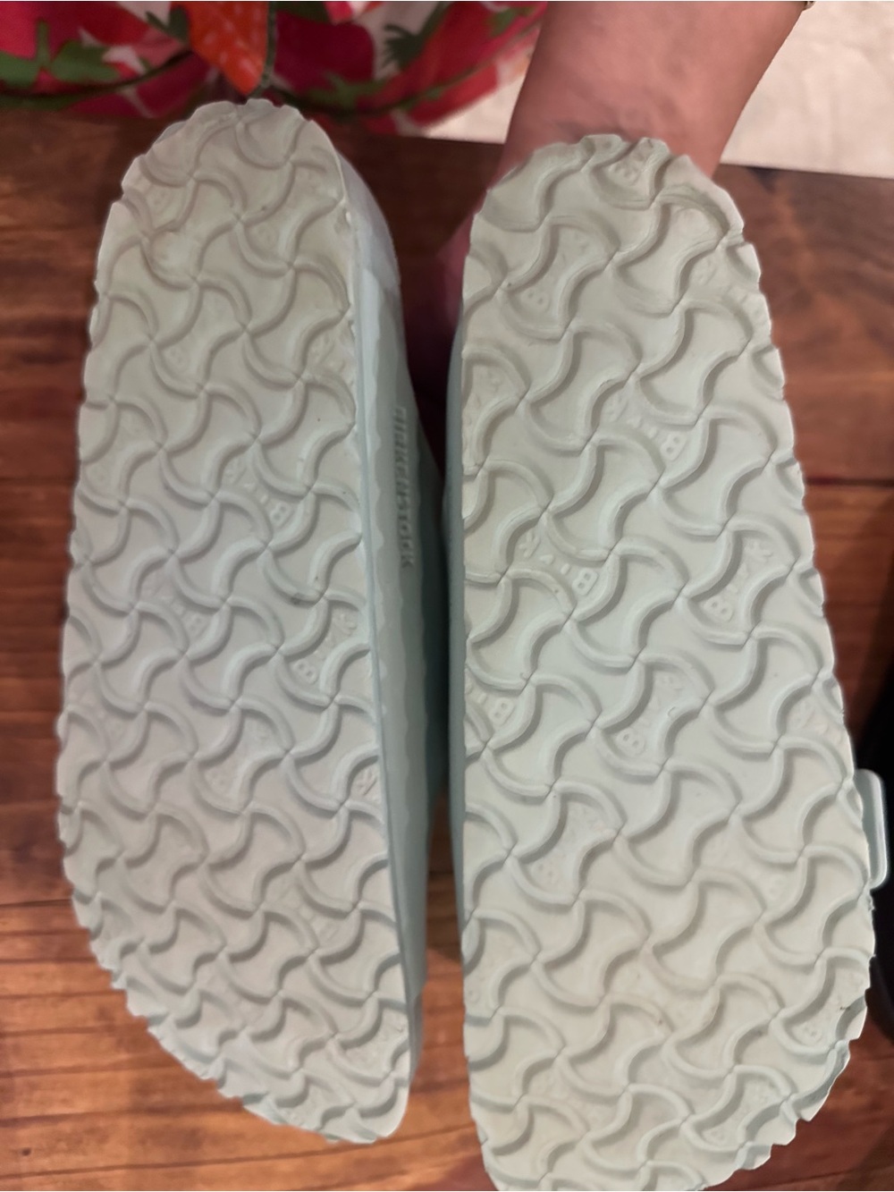 Birkenstock Classic Double-Buckle Women’s Sandals — seafoam color size 40 - Picture 2 of 3